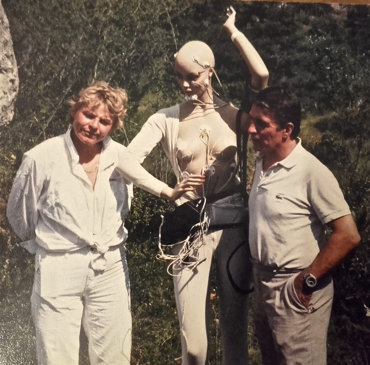 Michel Siffre with cave explorer Véronique Le Guen