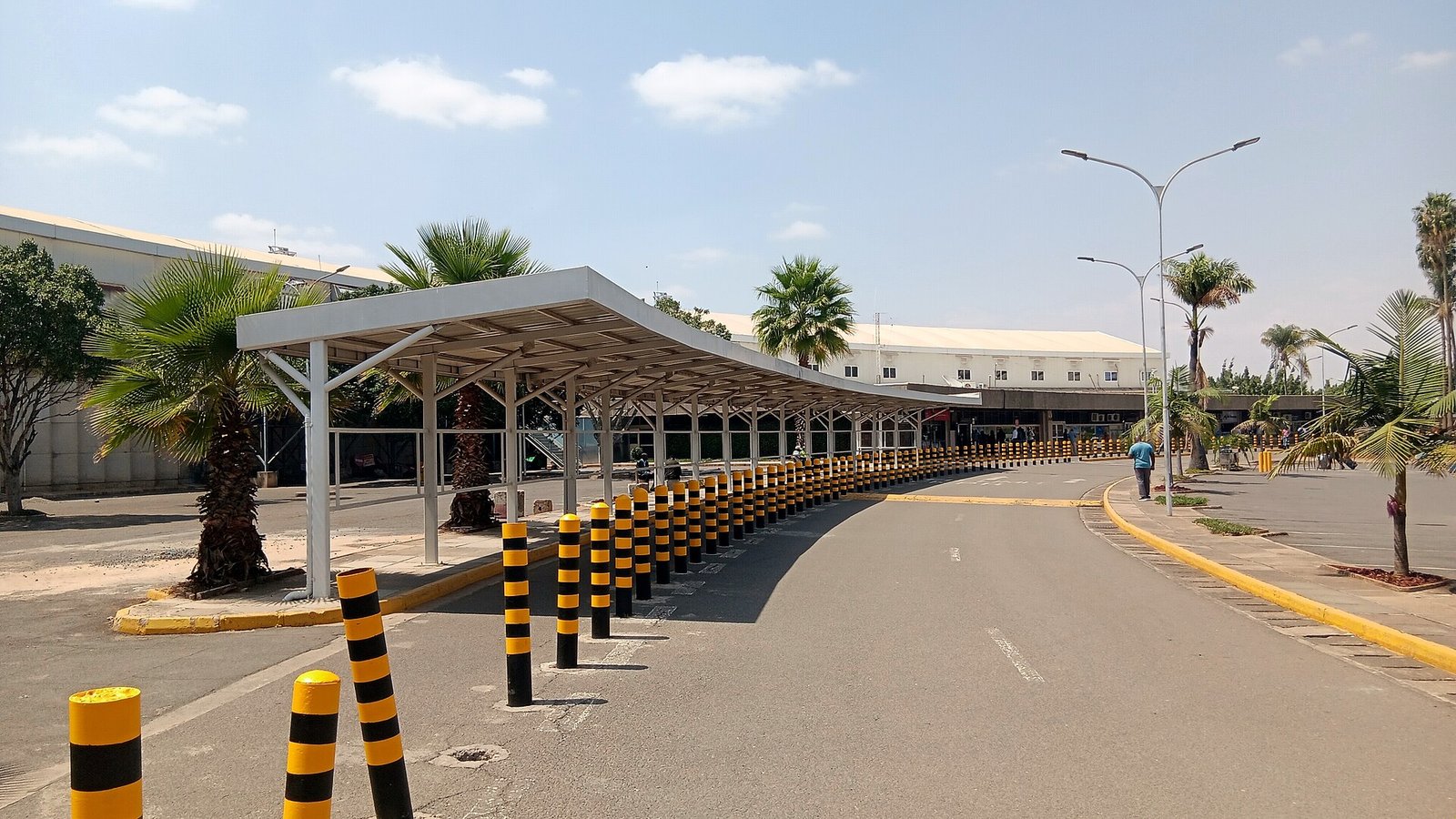 Terminal building at Jomo Kenyatta International Airport in Nairobi